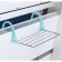 Drywall for linen on a radiator, 45 × 23.5 × 18 cm, color gray color