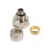 Aqualink adapter, crimp, d = 16 mm x 3/4 ", tsang/nut