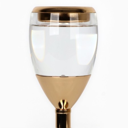 Climber Metal, glass per 1 candle "Serence" color gold 11 x 11 x 21 cm-5