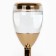 Climber Metal, glass per 1 candle "Serence" color gold 11 x 11 x 21 cm