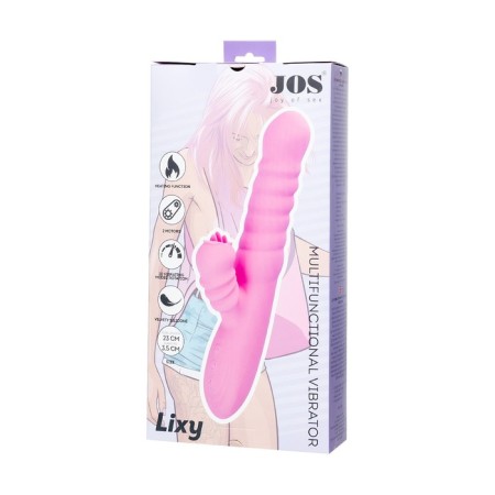 Jos Lixy vibrator, with the up & Down function, silicone, pink color, 23 cm-14