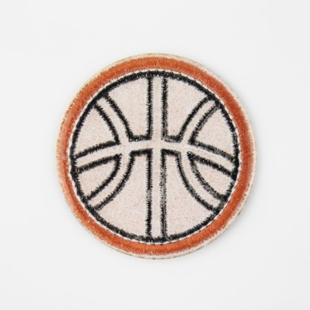 Thermal appliance from the leatherette "basketball", d = 5.5 cm, color orange color-2