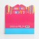Formal Money envelope "Happy Birthday", candles, 17.5 x 8 cm