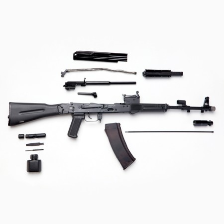 Matcage of the Kalashnikov training machine "AK-74M" IZH-184, with a folding butt-8