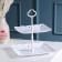 Squarebrus Frutabaker "Vivien", 2 tiers, 20 × 20 cm, 24 × 24 cm, white color