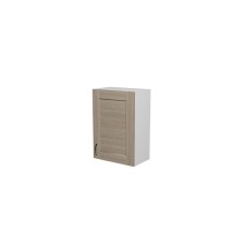 Cabinet hinged lira 500x300x720 with 1 door white/quadro shimo light