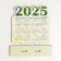 Calendar "snake scales 2025" 12x11 cm (set 2 parts)