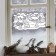 Stickers for the windows "snow -covered city", reusable, 33 x 50 cm, new year