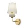 Bra Freya Fr2029WL-01BS Ceramics, 150x320x320 mm, E14, 1x40W, brass color