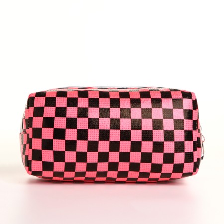 Lightning cosmetic bag, black/pink color-1