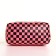 Lightning cosmetic bag, black/pink color