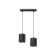 Suspended lamp with a change of lamp Ambrella Light, Techno, TN5133, E27, Black Color