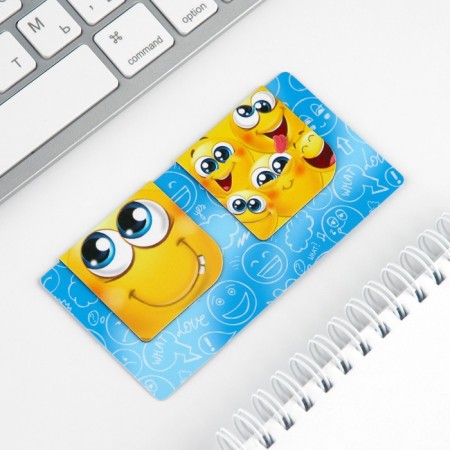 Magnetic bookmarks 2 pcs on the Smiles substrate-1