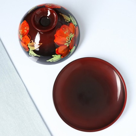Pancake - bread -free "feast" 1.8l / 15x24cm, poppy on black-3
