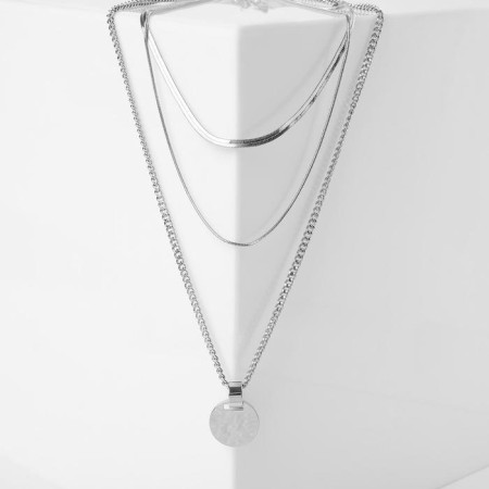 Piece "Chain" classic disk, color silver, 50 cm