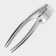 Veil garlic press, gray color