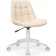 Computer chair Kelmi 1 plastic/eco -leather, white/ivory 51x61x78 cm