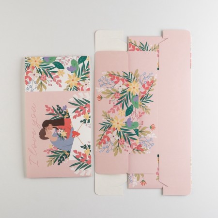 Gift folding box, packaging, "love", 20 x 15 x 8 cm-5