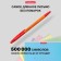 Ballpoint handle Erich Krause R-301 Orange Stick & Grip, Node 0.7 mm, red, rubber emphasis, letter line 1000 meters