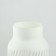 Paradise flower vase of white glass 30 × 13 × 13 cm