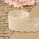 Knitted lace, 50 mm × 10 ± 1 m, beige color
