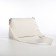 Female bag over the shoulder Textura, medium size, white color