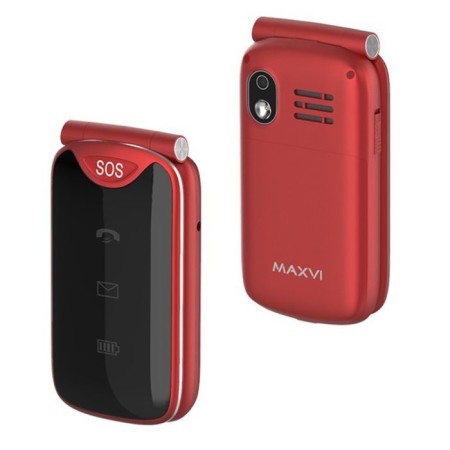 Maxvi E6 Red smartphone-1