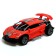 Radio -controlled machine "Racing", works from batteries, doors, light effects, and mixing are opened