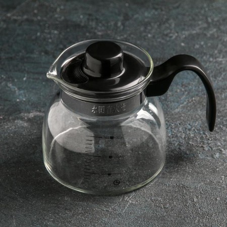 Glass teapot "Tea Stories", 700 ml, heat -resistant glass, bottom d = 12 cm