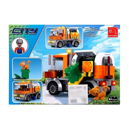Designer "garbage truck", 167 parts-6