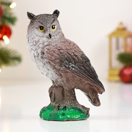 Garden figure "Natural owl" 17x11x8cm-5