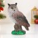 Garden figure "Natural owl" 17x11x8cm