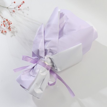 Bouquet of soap petals "Lilac fog" 11x8x25 cm-4