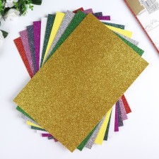A set of glitter foamiran 