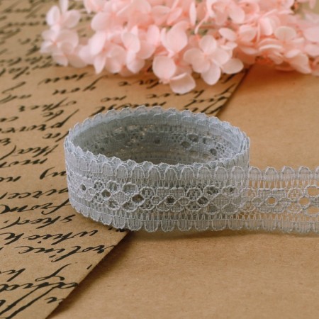 Capricon lace, 22 mm × 10 ± 1 m, gray color-2