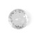 Cappio PK115, D = 35 mm, plastic, chrome color, 8 pcs.