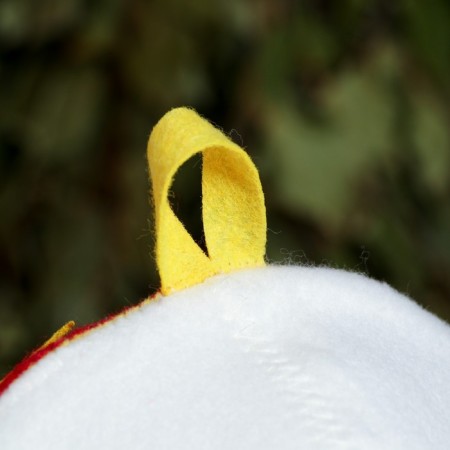 Hat for the bath "I am the queen" with applique-2