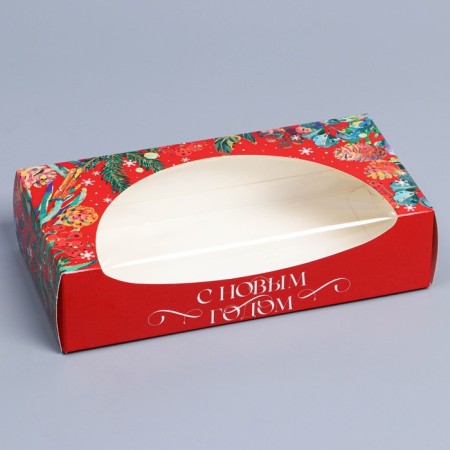 Folding box "Happy New Year", 20 x 10 x 5 cm, new year-1