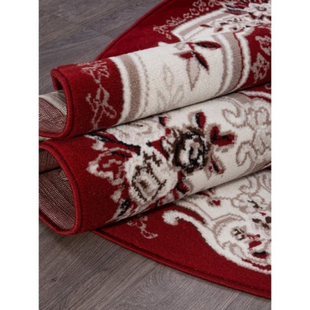Oval carpet Merinos Gavana, size 200x300 cm, color Red-3