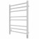Towel electric heater Grois alex, 500x800 mm, 8 crossbars, lower, white