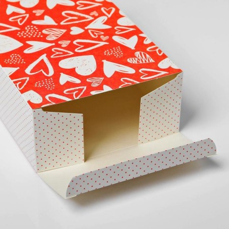 Gift folding box, packaging, “with love”, 16 x 23 x 7.5 cm-3