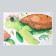 Sticker Plastic Interior Color "Turtle in Flower Venochka" 40x60 cm