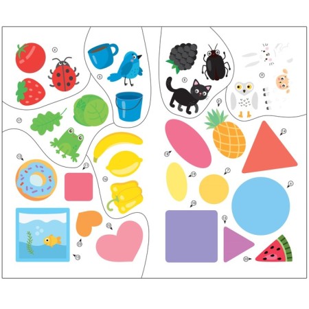 Activities with stickers. Set. 0+-5