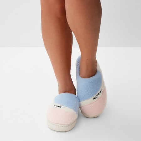 Women's slippers, size 40-41, pink. blue-8