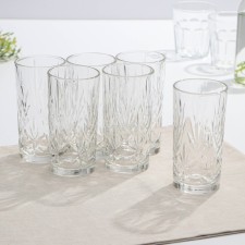A set of high high glasses of Luminarc Annecy, 350 ml, 6 pcs, the color is transparent