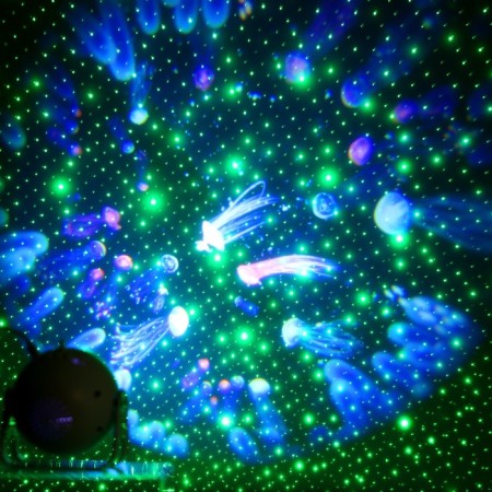 Light device "Cosmos", 11 cm, 6 cartridges, glow RGB, 5 V-7