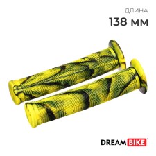 Грипсы Dream Bike SZ-076H, 138 мм, цвет жёлтый