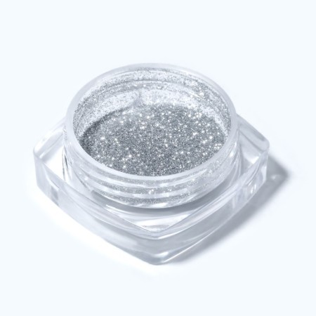 Sparkles for decor, reflective, medium, silver color-5