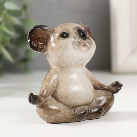 Souvenir Polystone Lak "Coala in the Lotus Pose" 3.5x7.5x6.5 cm-1