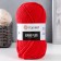 Yarn "Jeans Plus" 55% cotton, 45% acrylic 160m/100g (90 scarlet)